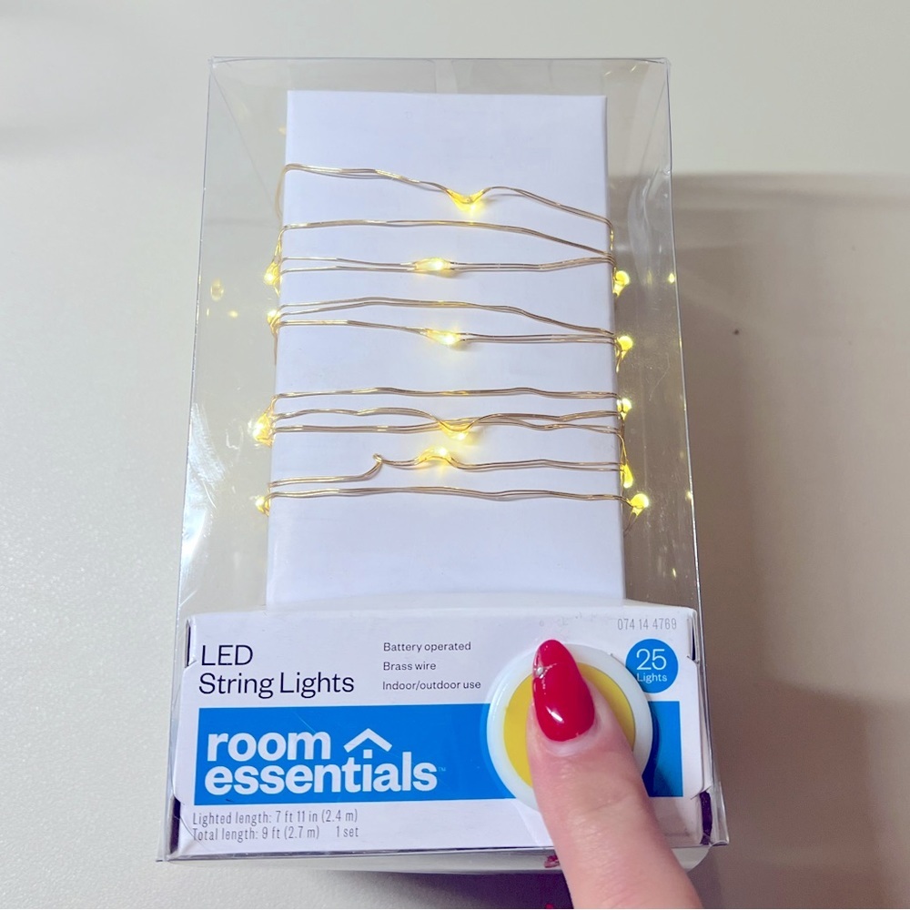Room Essentials LED String Lights - NIB - Picture 2 of 3
